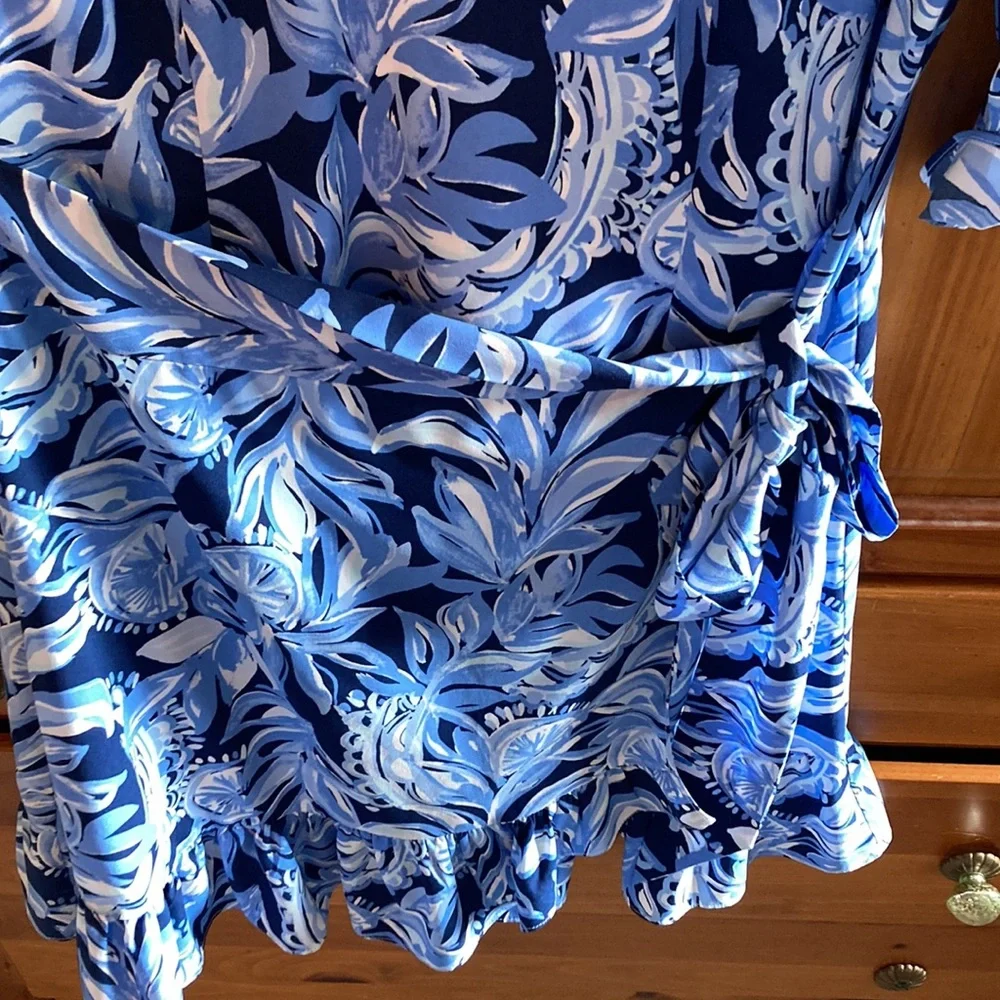 Lilly Pulitzer Darlah dress size 14 You’re the Zest - Picture 7 of 7